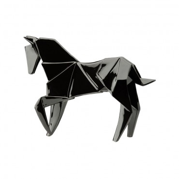 Koń Ceramiczny Czarny Duży